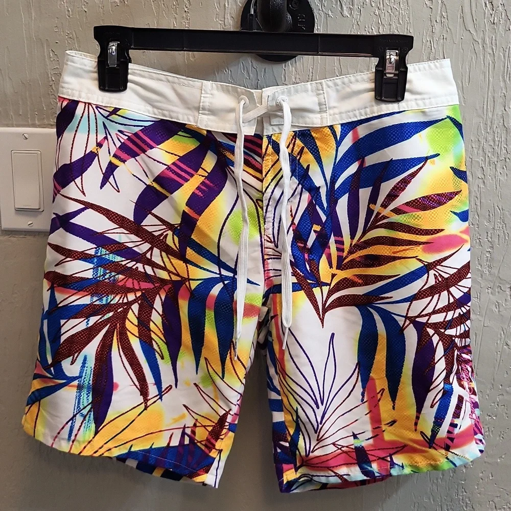 Body Glove Tropical Palm Board Shorts Swim Trunks